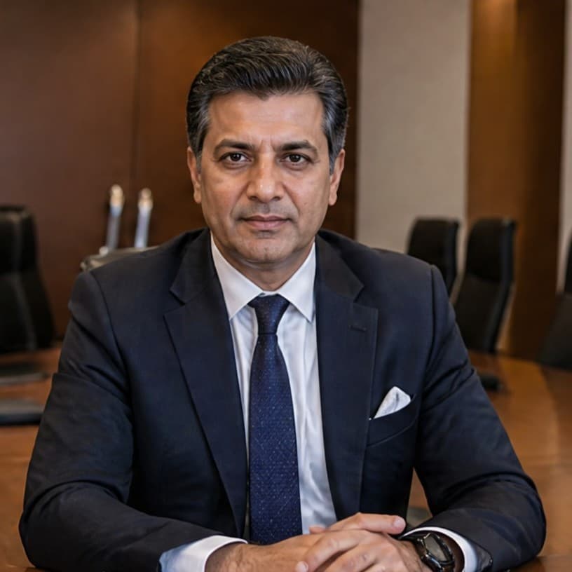 Client review portrait of Tariq Malik CEO TechVenture Pakistan for Zain S. Full Stack AI Automation Developer